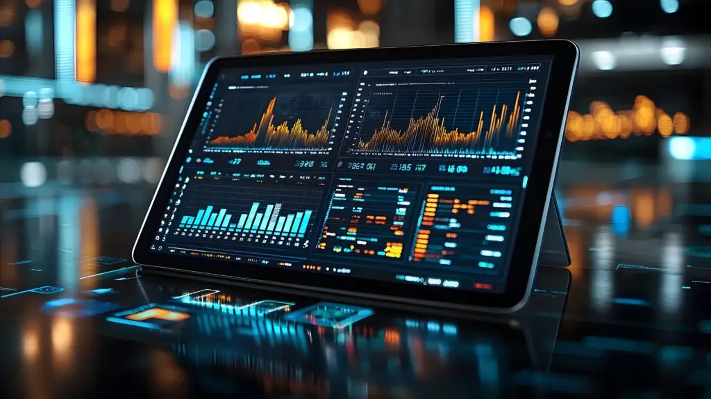 Digital transformation analytics dashboard